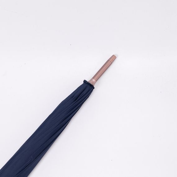 Класична парасолька-тростина з чохлом напівавтомат з поліестеру міцна надійна 12 спиць діаметр 120 см Сірий HP-23-16G | Зображення 2