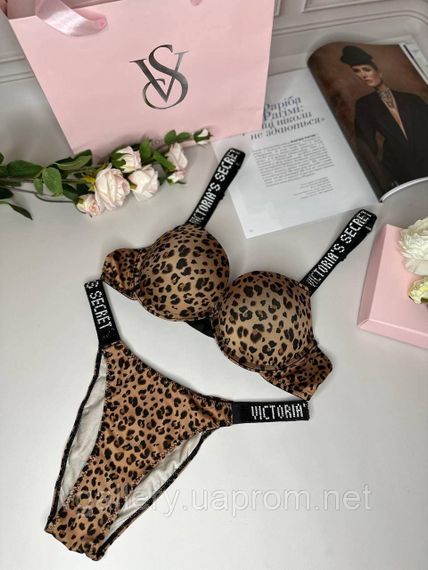 Комплект белья Виктория Сикрет | Женский комплект нижнего белья Victoria’s Secret Rhinestone со стразами M,