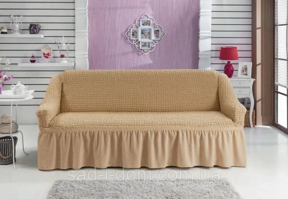 Турецкий натяжной чехол на диван универсальный | Зображення 6