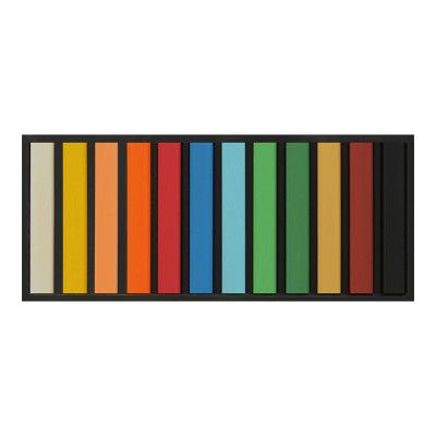 Пастель ZiBi ART Line -2 сухая художественная мягкая, 12 цветов (ZB.2493) | Зображення 1