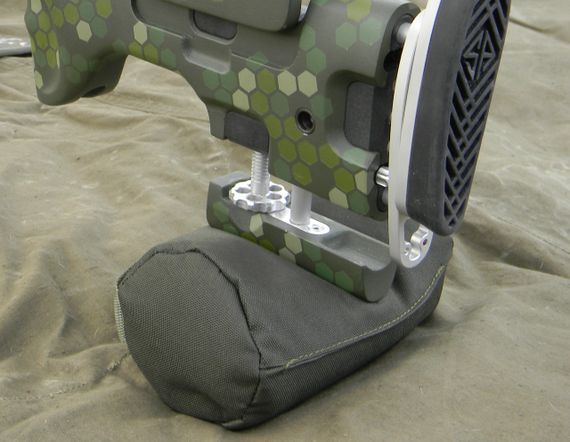 Мішок для стрільби під приклад середній олива 90х150 мм | Зображення 1