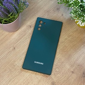 Чохол Samsung Note 10 софт тач Зелений