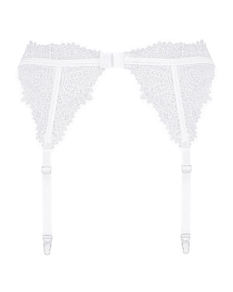 Пояс для чулок Obsessive Bianelle Белый L/XL | Зображення 5
