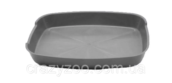 Туалет для котов серый 37x27x6 см 6212