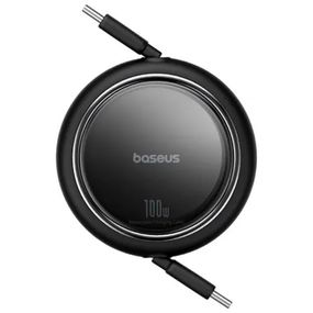 Дата кабель Baseus Free2Draw Mini Retractable Type-C to Type-C 100W (1m) (P10364500) Cluster Black