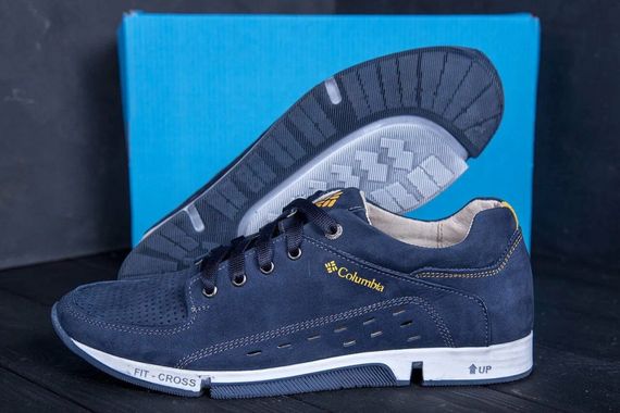 Кросівки літні Columbia перфорація сині | Зображення 5