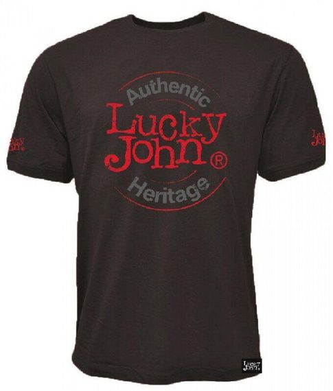 Футболка Lucky John Лаки Джон серая 01 размер S | Зображення 2