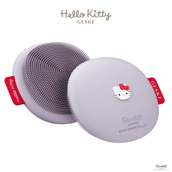 Щітка для обличчя GESKE Facial Brush 3в1 by Hello Kitty purple | Зображення 5
