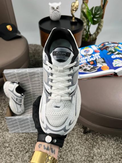 Чоловічі кросівки Re2ebok Premier Trinity KFS White Grey весна / літо / осінь A3790 43 27.5 см | Зображення 2