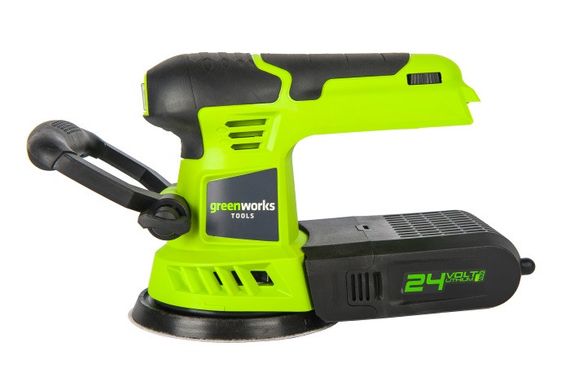 Шлифмашинка аккумуляторная Greenworks G24ROS (24 В, без АКБ)