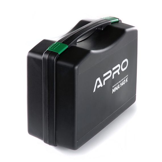 Зварювальний апарат інверторний APRO MMA-140К 20-140А,ел.4мм,2,5+1,5м кейс 894502 | Зображення 6