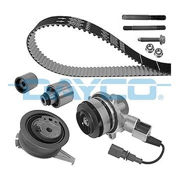 Ремень ГРМ компл. + помпа VW Caddy 2.0 TDI 15- / T6 2.0 TDI 15-, Dayco, KTBWP8841,