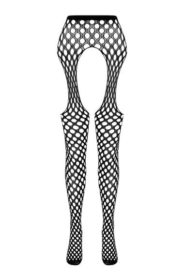 Колготки-бодістокінг Passion ECO S003 One size Чорні | Зображення 5