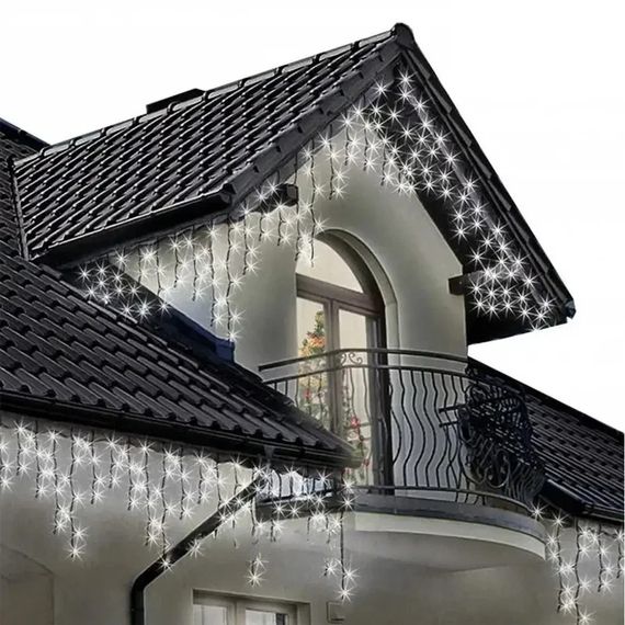 Гірлянда-штора LED 3x3м 300 Бурульки Біла XPRO (234560685_719) | Зображення 5