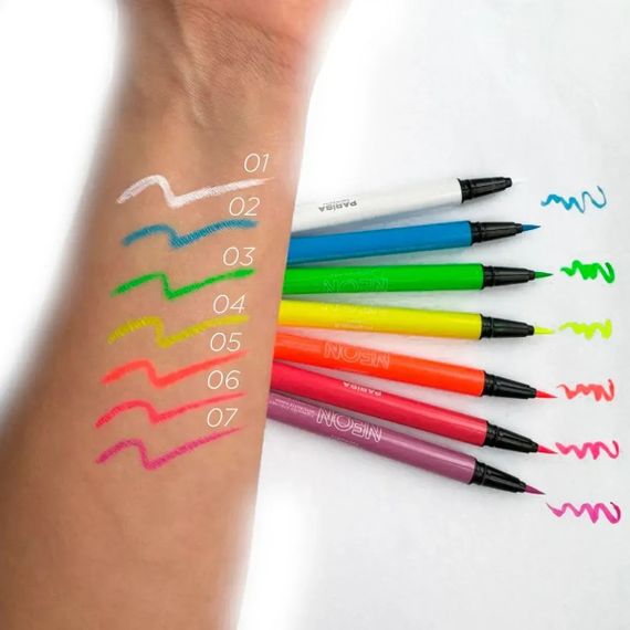 Неоновий маркер для очей Parisa Neon eyeliner №04 Жовтий | Зображення 1