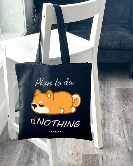 Екошопер Букопт BK4061 Plan to do: NOTHING чорний | Зображення 4