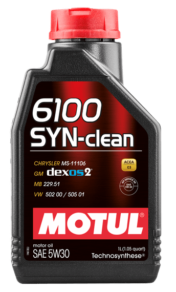 Моторна олива Motul 6100 SYN-CLEAN 5W-30 1л.