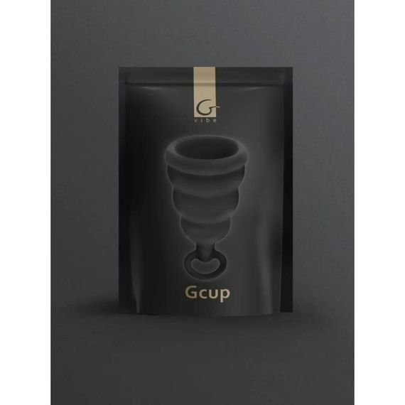 Менструальна чаша Gcup Gvibe, S, чорна, 6 х 3.5 см Sex Aura | Зображення 9