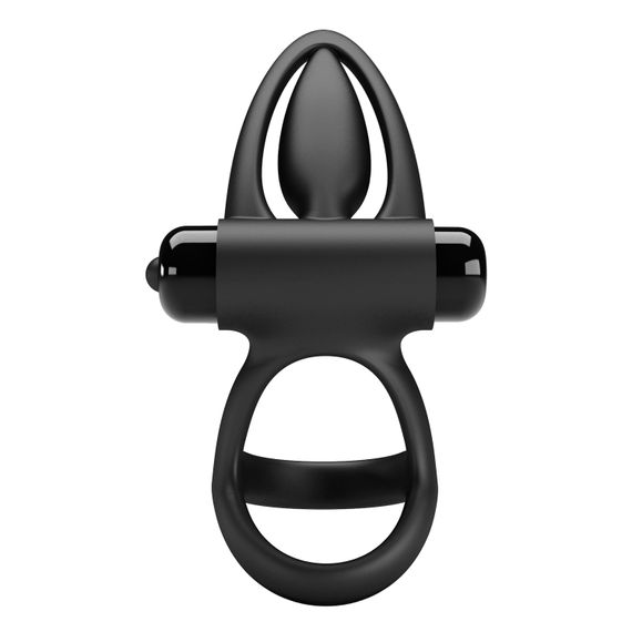 Ерекційне кільце - Pretty Love Vibration Cock Ring Black | Зображення 4