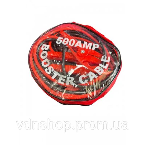 Пускові дроти прикурювання 500A професійні з максимальним струмом пуску для заряджання акумулятора | Зображення 4