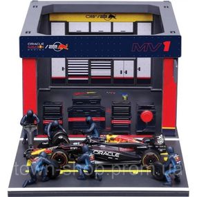 Игровой набор формулы один "Pit Pass Oracle red bull racing" Bburago 18-38453 (#1)