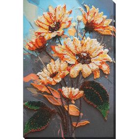 Набор для вышивания бисером "Дар солнца" AB-919 на натуральном холсте