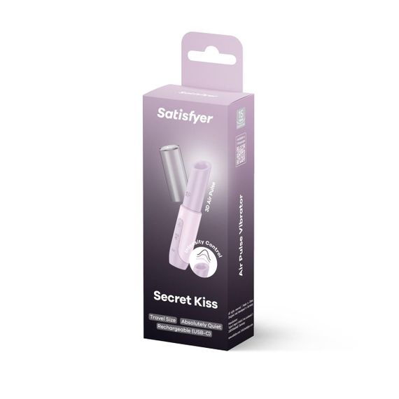 Вакуумний стимулятор Satisfyer Secret Kiss, магнітна технологія 3D Air Pulse, 30 режимів, кришечка Sex Aura | Зображення 5