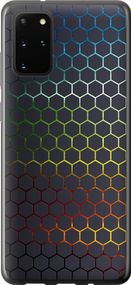 Чехол на Samsung Galaxy S20 Plus Переливающиеся соты "498u-1822-17620"