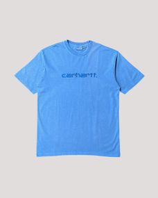 Футболка Carhartt WIP Script T-shirt Washed Blue XL
