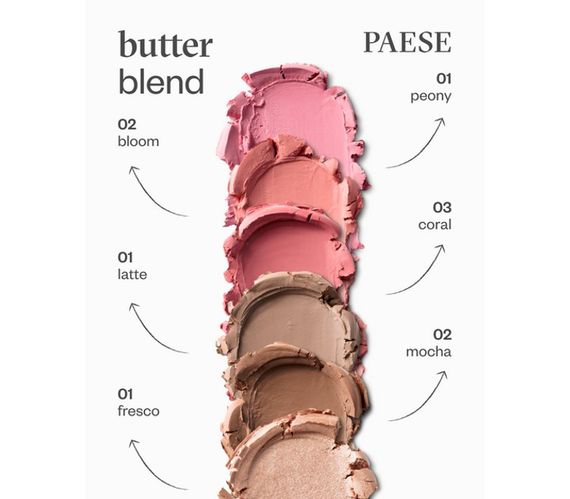 Бронзер для лица в стике Paese x Żurawska butter blend bronze stick - 01 Latte (6 г) | Зображення 3