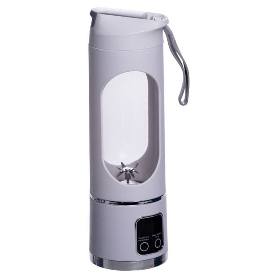 Портативний блендер для смузі на акумуляторі 450 мл 25 Вт USB Білий HP-11-10W | Зображення 4