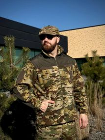 Флісова Кофта МІКРОФЛІС мультикам Military