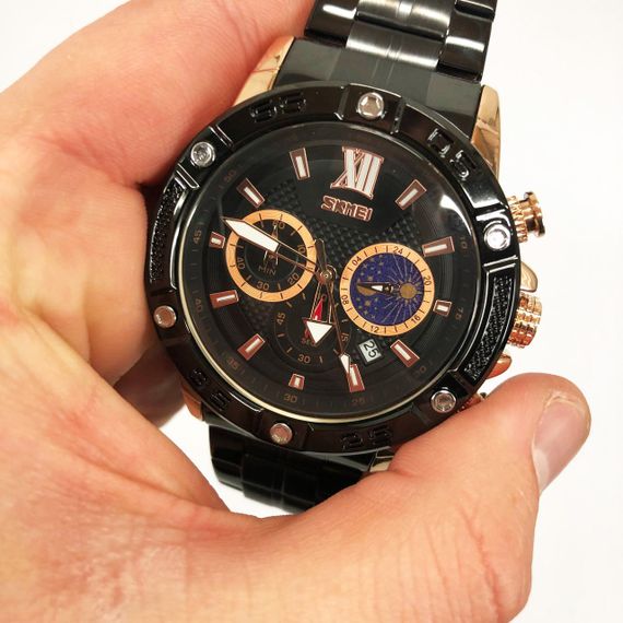 Годинники чоловічі дуже стильні, Сталеві чоловічі кварцові годинники Наручні MX-35 | Зображення 1