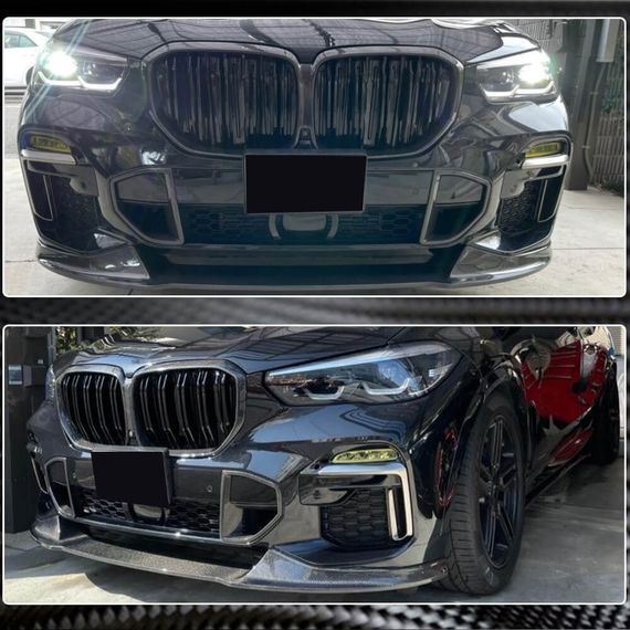 Карбонові вставки в передній бампер (для M-Sport, 2019-2022) для BMW X5 G05 2019- рр