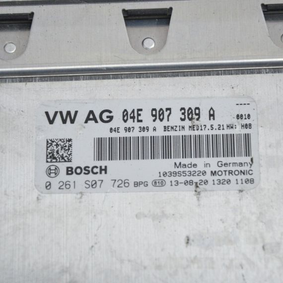 Блок керування двигуном Volkswagen Golf 7 1.4 TSI Модуль ЕБУ мотора Фольксваген Гольф 7 1.4 04E907309A | Зображення 1