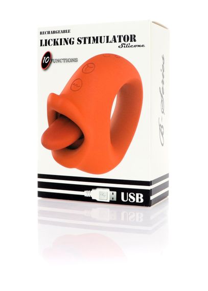 Вибростимулятор Rechargeable Licking Vibrator USB 10 Functions sexstyle | Зображення 16
