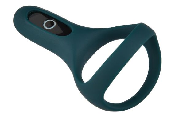 Подвійне ерекційне кільце Fun Town Rise Turquoise, керування зі смартфона | Зображення 1
