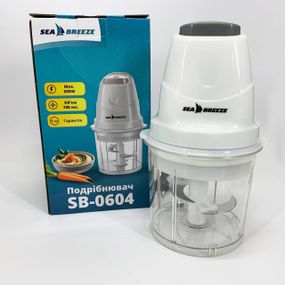 Измельчитель чоппер SeaBreeze SB-0604 электрический кухонный 500 Вт 0.7 л для овощей и мяса