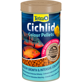 Корм Tetra Cichlid Colour для всіх цихлід для яскравості забарвлення гранули 500 мл