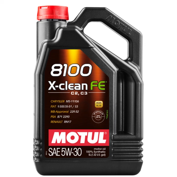 Моторна олива Motul 8100 X-CLEAN FE 5W-30 5л.