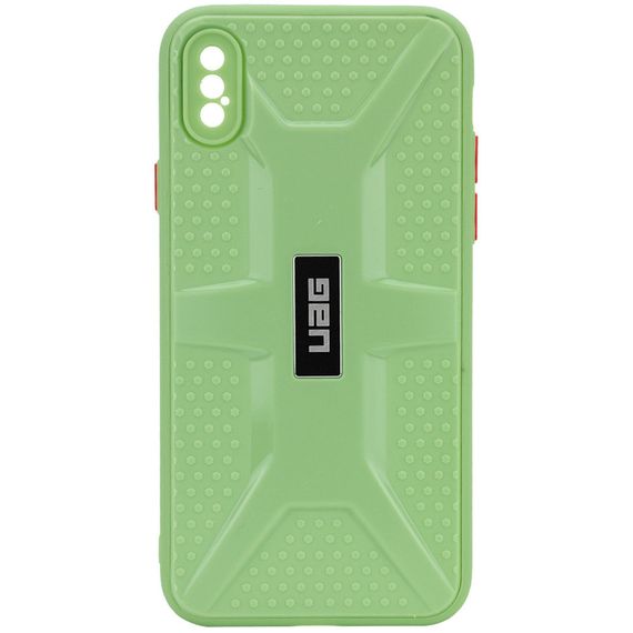 Чехол TPU+PC UAG для Apple iPhone XS Max (6.5") TPU+PC, Full camera, М'ятний