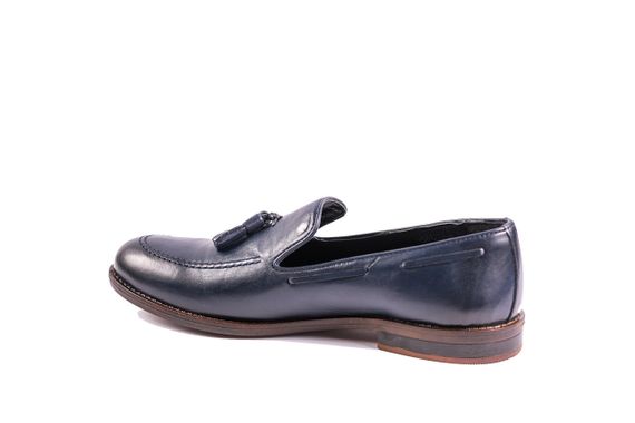 Туфлі лофери сині 42 розмір | Зображення 3