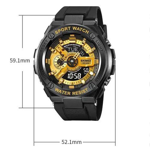 Спортивні водонепроникні годинники SKMEI, Спортивні годинники чоловічі водонепроникні JZ-18 | Зображення 1