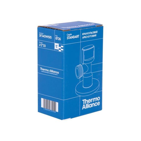 Кран приладовий кульовий Арко Thermo Alliance Standart 1/2"Н х 1/2"Н SF340W1515 | Зображення 7