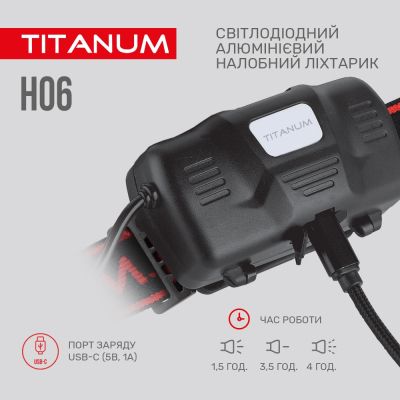 Ліхтар TITANUM 800Lm 6500K (TLF-H06) | Зображення 4