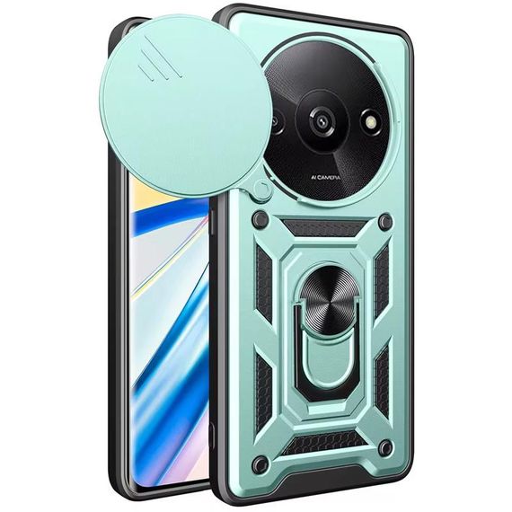 Чохол Ummi Camshield Serge Ring для Xiaomi Redmi A3 / A3x Зелений