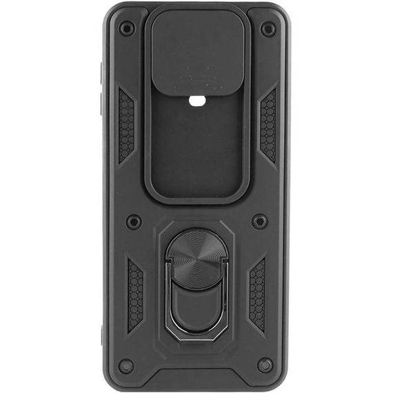 Чохол Ummi Camshield Serge Ring для Xiaomi Redmi Note 9s / Note 9 Pro / 9 Pro Max Чорний | Зображення 1