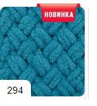 Плед плюшевый 100*120см цвет 294 ручной работы из пряжи пуффи узор плетенка