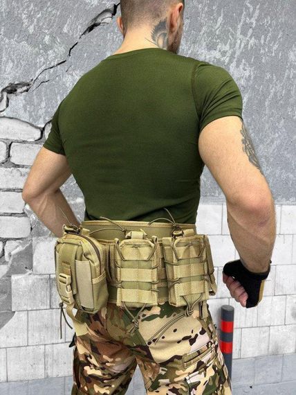 Разгрузочный пояс с Подсумками в комплекте / РПС с системой Molle  Attack койотВТ7500 | Зображення 2