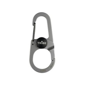 Карабін металевий Tribe Double Lock, Туристичний карабін трайб з подвійним блокуванням для альпінізму та туризму